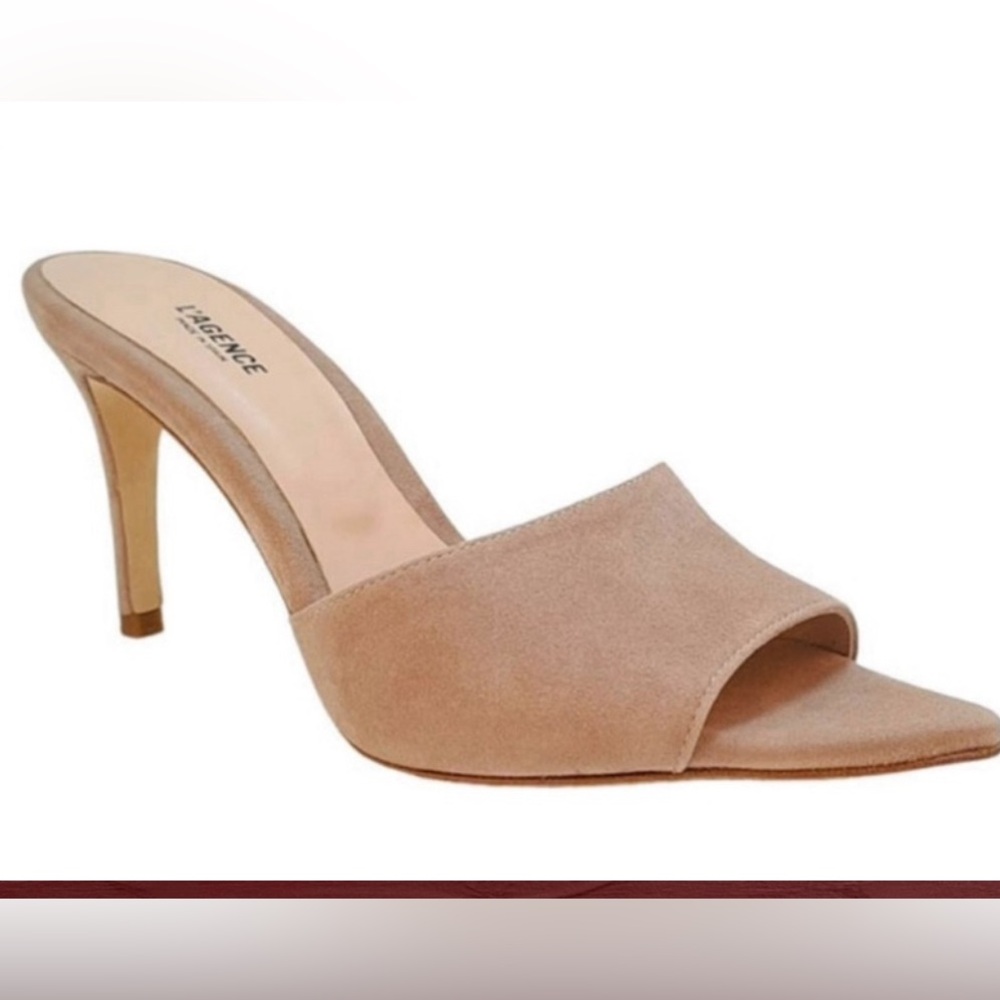 L’Agence Lolita Suede Heel